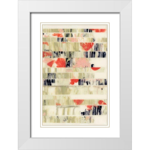 Poppy Obscura II White Modern Wood Framed Art Print with Double Matting by Goldberger, Jennifer