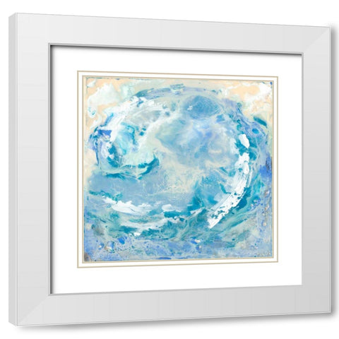 Waikiki II White Modern Wood Framed Art Print with Double Matting by Ludwig, Alicia