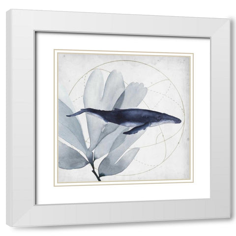 Love of the Sea I White Modern Wood Framed Art Print with Double Matting by Popp, Grace