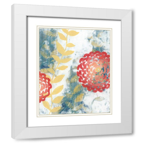 Spring Aria II White Modern Wood Framed Art Print with Double Matting by Popp, Grace