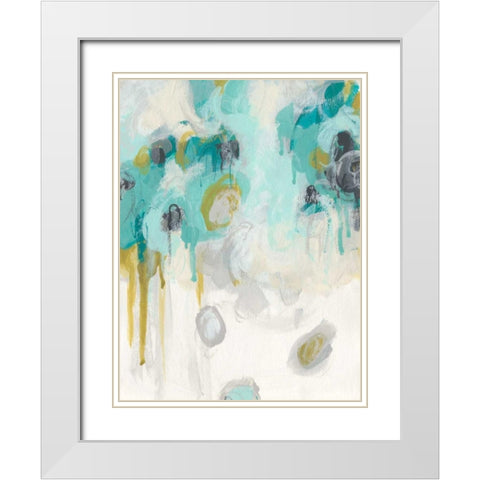 Sea Cloud I White Modern Wood Framed Art Print with Double Matting by Vess, June Erica