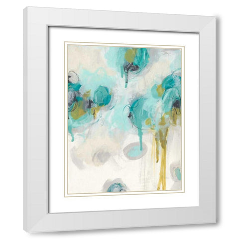 Sea Cloud II White Modern Wood Framed Art Print with Double Matting by Vess, June Erica