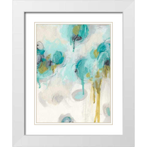 Sea Cloud II White Modern Wood Framed Art Print with Double Matting by Vess, June Erica