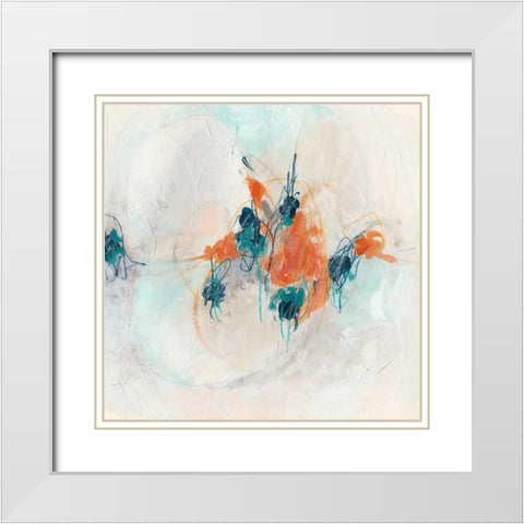 Transpire I White Modern Wood Framed Art Print with Double Matting by Vess, June Erica