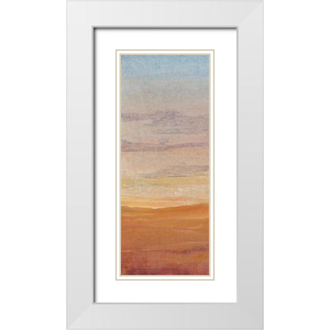 Desert View I White Modern Wood Framed Art Print with Double Matting by OToole, Tim