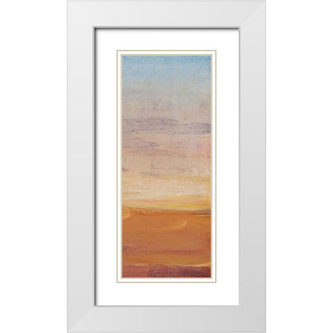 Desert View II White Modern Wood Framed Art Print with Double Matting by OToole, Tim