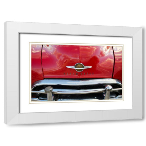 Colors of Cuba V White Modern Wood Framed Art Print with Double Matting by DeNardo, Laura