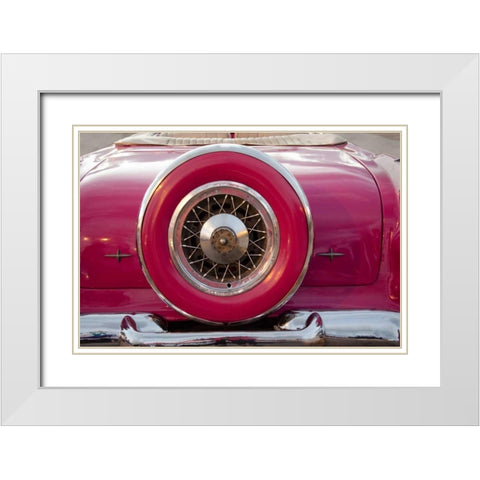 Colors of Cuba II White Modern Wood Framed Art Print with Double Matting by DeNardo, Laura