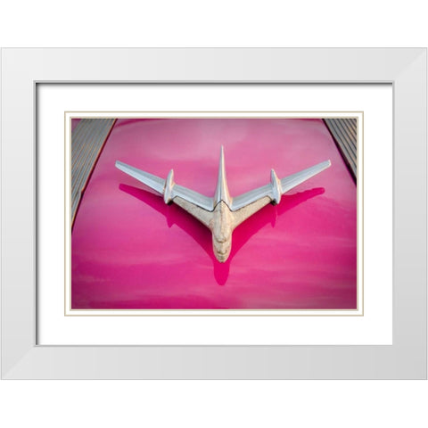 Colors of Cuba VI White Modern Wood Framed Art Print with Double Matting by DeNardo, Laura