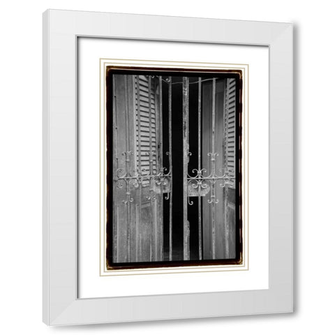 Past Elegance III White Modern Wood Framed Art Print with Double Matting by DeNardo, Laura