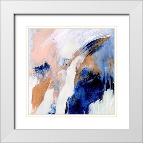 Lanikai III White Modern Wood Framed Art Print with Double Matting by Borges, Victoria