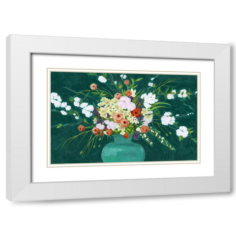 Bountiful Blossoms I White Modern Wood Framed Art Print with Double Matting by Popp, Grace