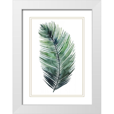 Untethered Palm VIII White Modern Wood Framed Art Print with Double Matting by Popp, Grace