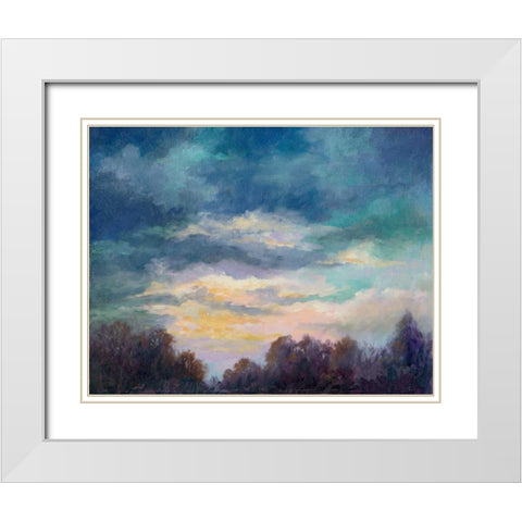 After the Storm White Modern Wood Framed Art Print with Double Matting by Weber, Mary Jean