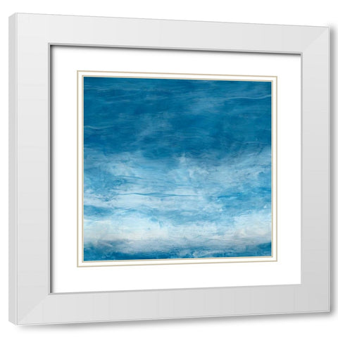 Skyward II White Modern Wood Framed Art Print with Double Matting by Chandler, Sharon