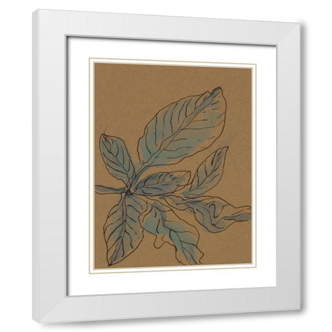Little Plants of Big Sur XIII White Modern Wood Framed Art Print with Double Matting by Delamater, Rob