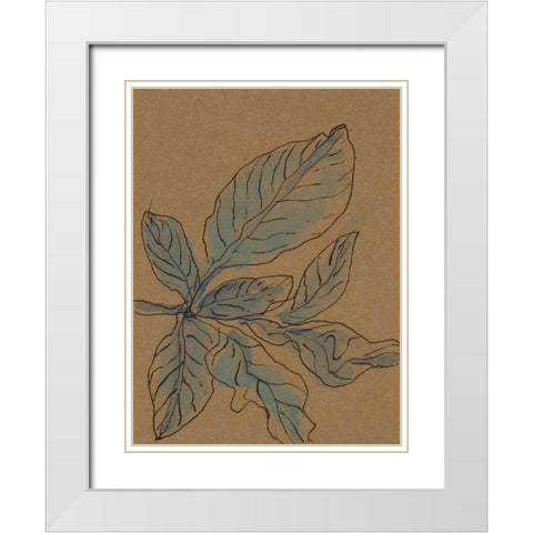 Little Plants of Big Sur XIII White Modern Wood Framed Art Print with Double Matting by Delamater, Rob