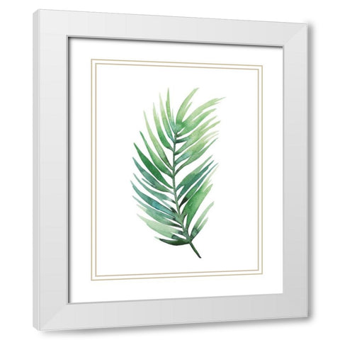 Untethered Palms I White Modern Wood Framed Art Print with Double Matting by Popp, Grace