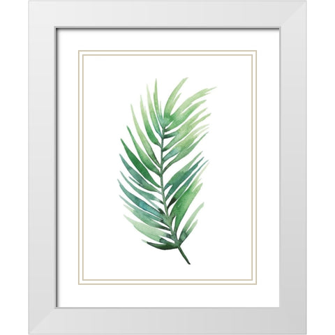 Untethered Palms I White Modern Wood Framed Art Print with Double Matting by Popp, Grace