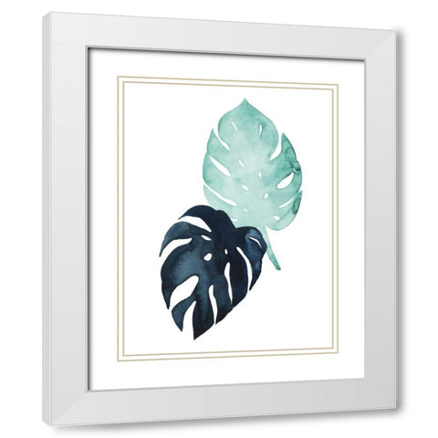 Untethered Palm IV White Modern Wood Framed Art Print with Double Matting by Popp, Grace