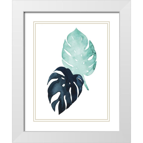 Untethered Palm IV White Modern Wood Framed Art Print with Double Matting by Popp, Grace