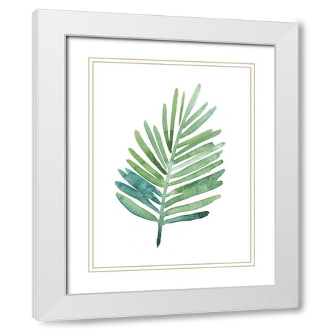 Untethered Palms V White Modern Wood Framed Art Print with Double Matting by Popp, Grace