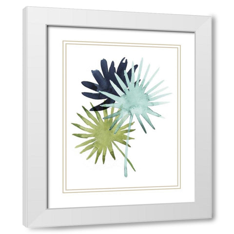 Untethered Palm VI White Modern Wood Framed Art Print with Double Matting by Popp, Grace