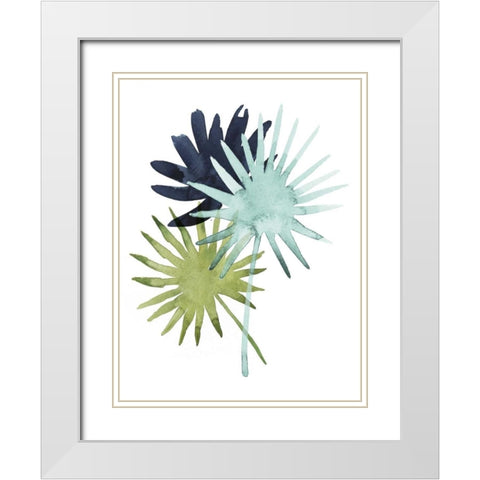 Untethered Palm VI White Modern Wood Framed Art Print with Double Matting by Popp, Grace