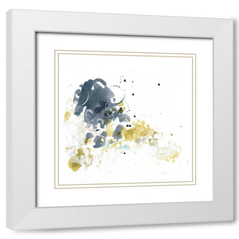 Kinetic Intuition III White Modern Wood Framed Art Print with Double Matting by Vess, June Erica