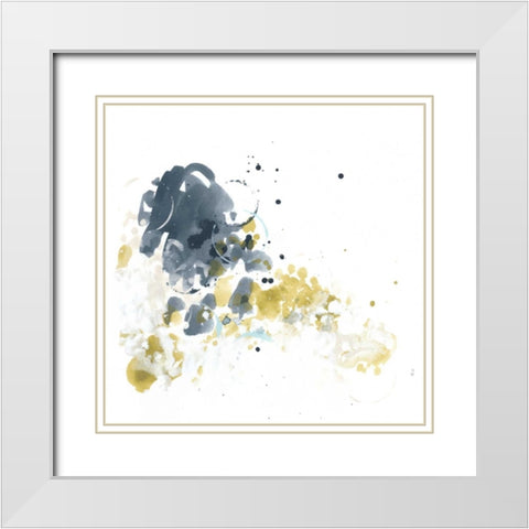Kinetic Intuition III White Modern Wood Framed Art Print with Double Matting by Vess, June Erica