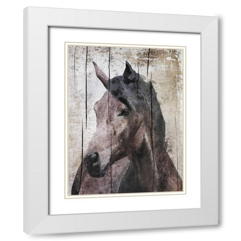 Le Muse I White Modern Wood Framed Art Print with Double Matting by Orlov, Irena