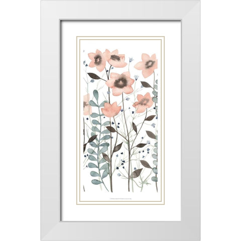 Ethereal Triptych II White Modern Wood Framed Art Print with Double Matting by Popp, Grace