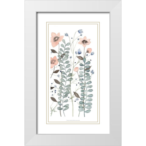 Ethereal Triptych III White Modern Wood Framed Art Print with Double Matting by Popp, Grace