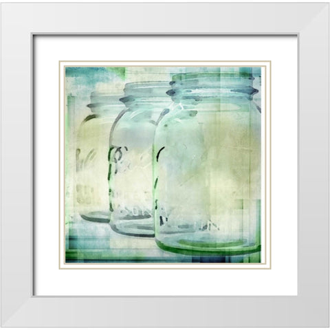 Canning Season I White Modern Wood Framed Art Print with Double Matting by Orlov, Irena