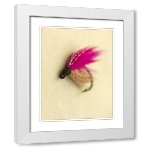 Custom Macro Lures I (ASH) White Modern Wood Framed Art Print with Double Matting by Stalus, Judy