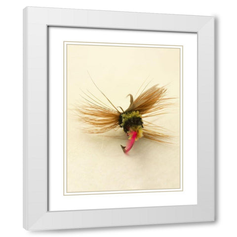 Custom Macro Lures IV (ASH) White Modern Wood Framed Art Print with Double Matting by Stalus, Judy