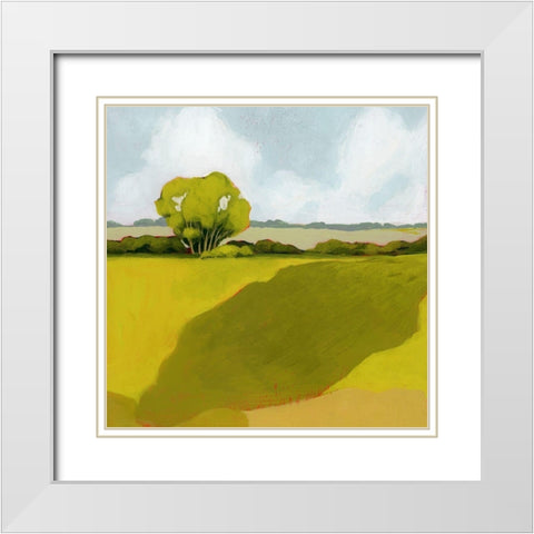 Sunkissed Solitude I White Modern Wood Framed Art Print with Double Matting by Popp, Grace