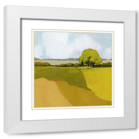 Sunkissed Solitude II White Modern Wood Framed Art Print with Double Matting by Popp, Grace