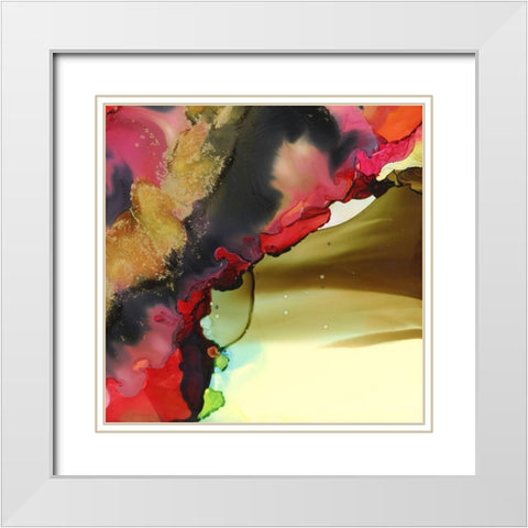 Phantasma II White Modern Wood Framed Art Print with Double Matting by Borges, Victoria