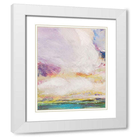 Long Way I White Modern Wood Framed Art Print with Double Matting by Friedlander, Allan