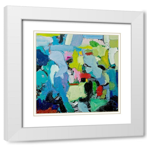 Moultrie White Modern Wood Framed Art Print with Double Matting by Friedlander, Allan