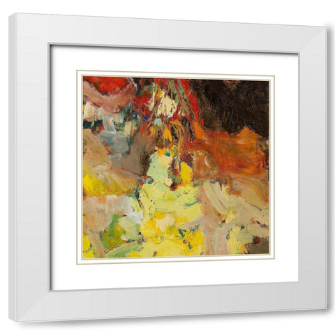 After the Ball White Modern Wood Framed Art Print with Double Matting by Friedlander, Allan