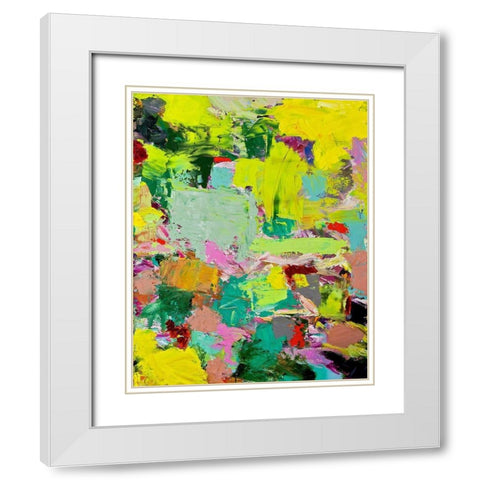 Light Rays II White Modern Wood Framed Art Print with Double Matting by Friedlander, Allan