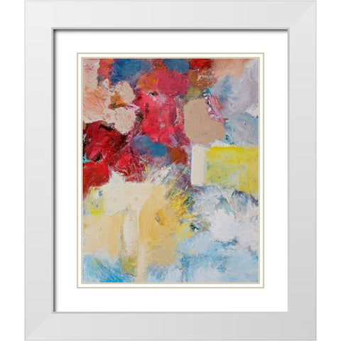 When Angels Sing White Modern Wood Framed Art Print with Double Matting by Friedlander, Allan