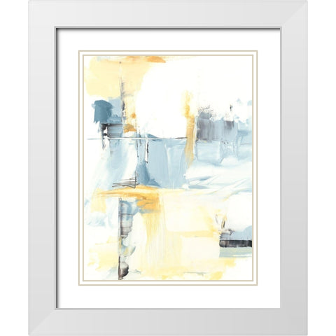 Subtlety I White Modern Wood Framed Art Print with Double Matting by Harper, Ethan