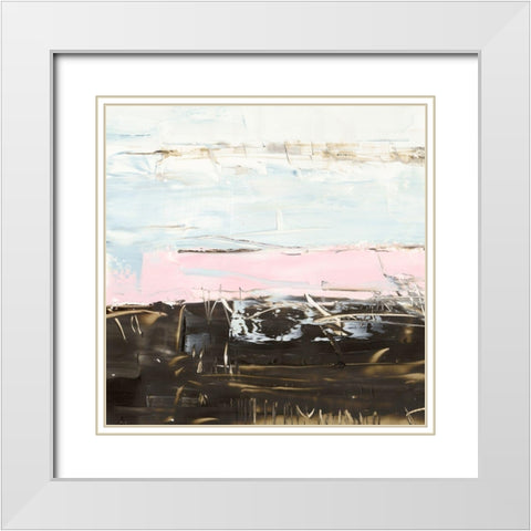 Layer Cake I White Modern Wood Framed Art Print with Double Matting by Harper, Ethan