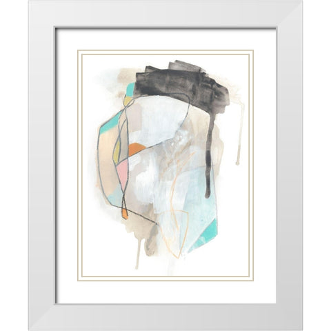 Whisk I White Modern Wood Framed Art Print with Double Matting by Vess, June Erica