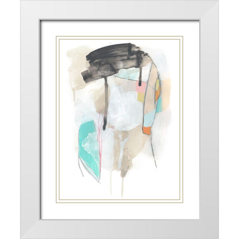 Whisk II White Modern Wood Framed Art Print with Double Matting by Vess, June Erica