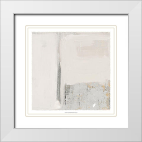 Sierra I White Modern Wood Framed Art Print with Double Matting by Stellar Design Studio