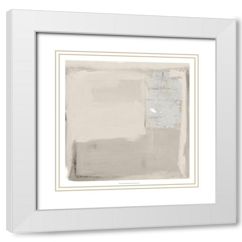 Sierra II White Modern Wood Framed Art Print with Double Matting by Stellar Design Studio